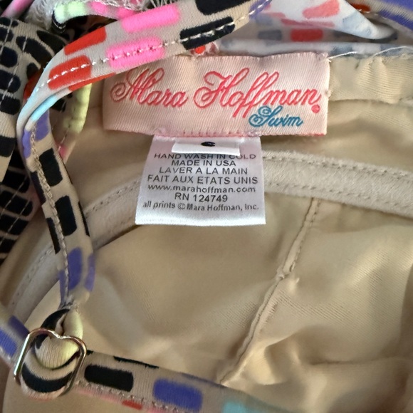 Mara Hoffman - Two Piece Geometirc Colorful Swim Suit - Picture 5 of 7